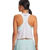 UNDER ARMOUR TECH SPORT MESH CROP TANK 6011229-100 White Image 0