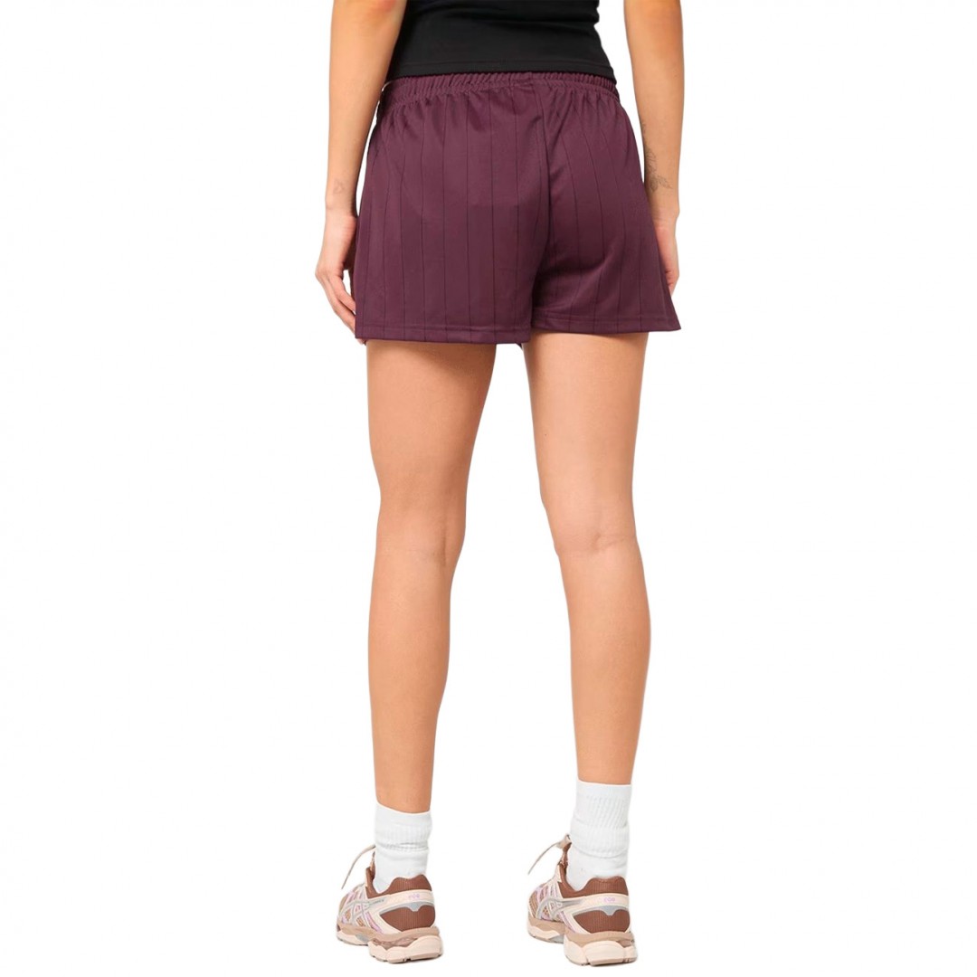 KARL KANI OG MINI SHADOW PINSTRIPE SHORTS KW261-018-1-RED Μπορντό