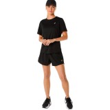 ASICS CORE 4IN SHORT 2012D168-001 Black Image 4