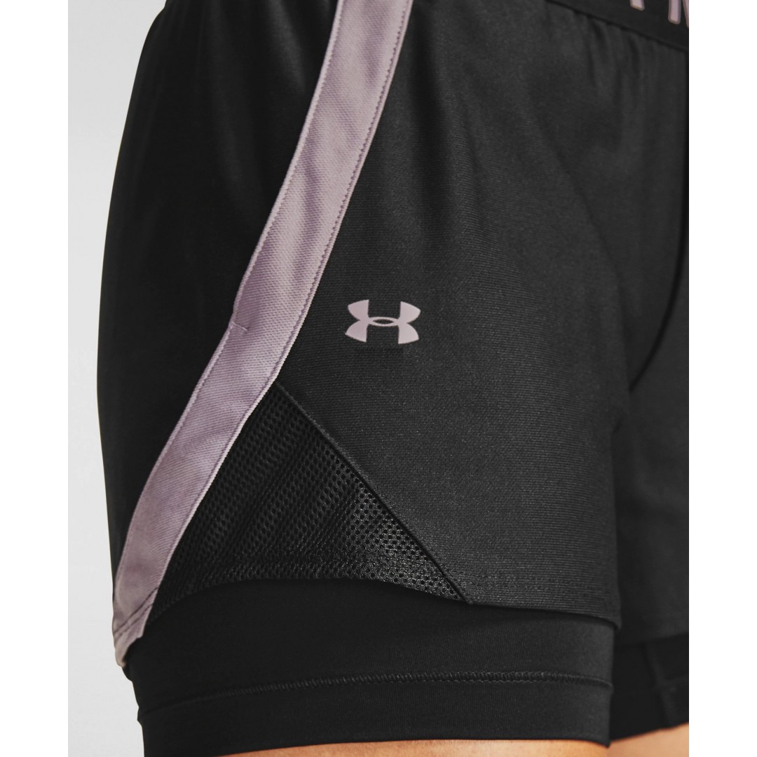 UNDER ARMOUR PLAY UP 2-IN-1 SHORTS 1351981-003 Μαύρο