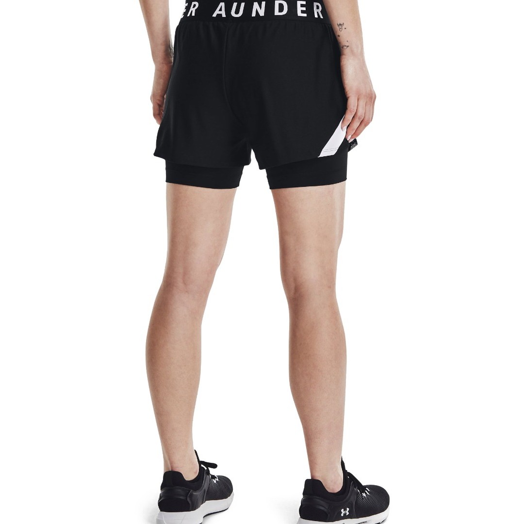 UNDER ARMOUR PLAY UP 2-IN-1 SHORTS 1351981-001 Μαύρο