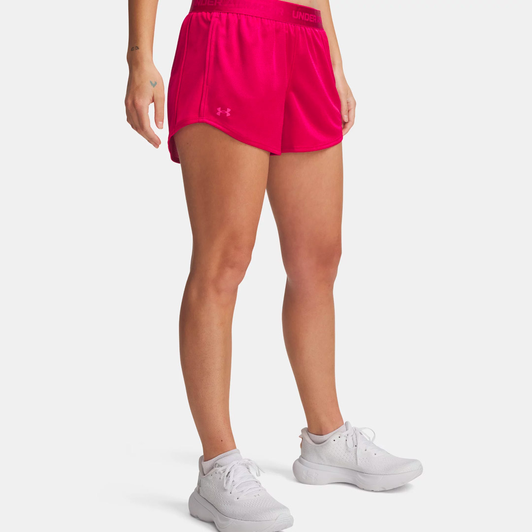 UNDER ARMOUR TECH PLAY UP SHINE SHORTS 1389883-681 Βordeaux