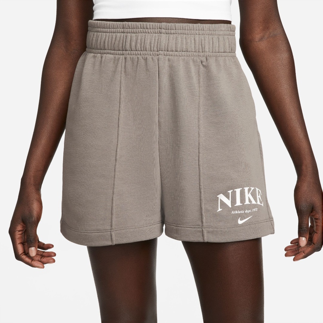 NIKE W NSW FT FLC SHORT GFX  DV0341-289 Γκρί