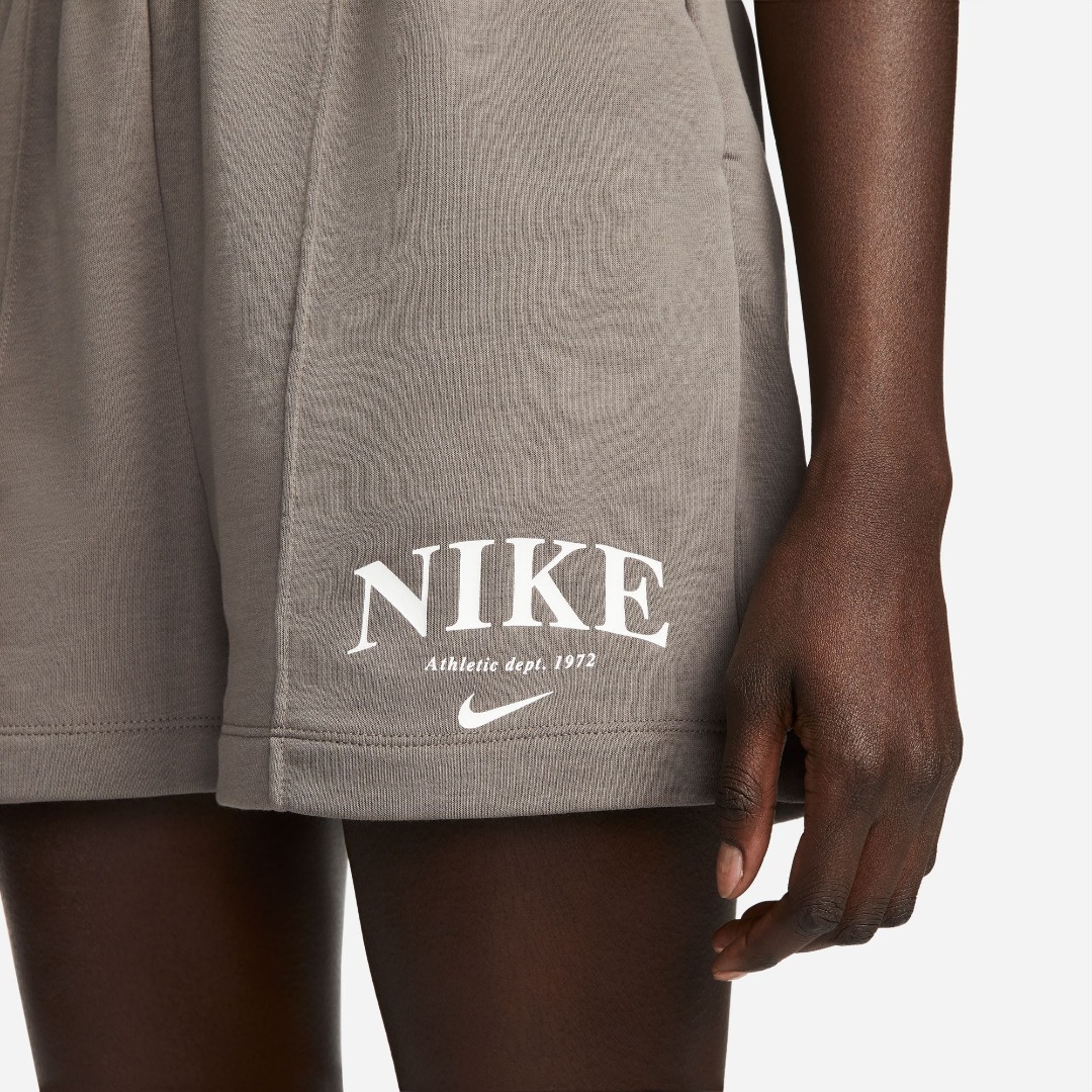 NIKE W NSW FT FLC SHORT GFX  DV0341-289 Γκρί