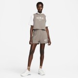 NIKE W NSW FT FLC SHORT GFX  DV0341-289 Γκρί Εικόνα 4
