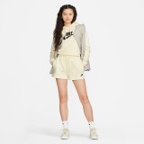 NIKE W NSW CLUB FLC MR SHORT DQ5802-113 Εκρού Εικόνα 3