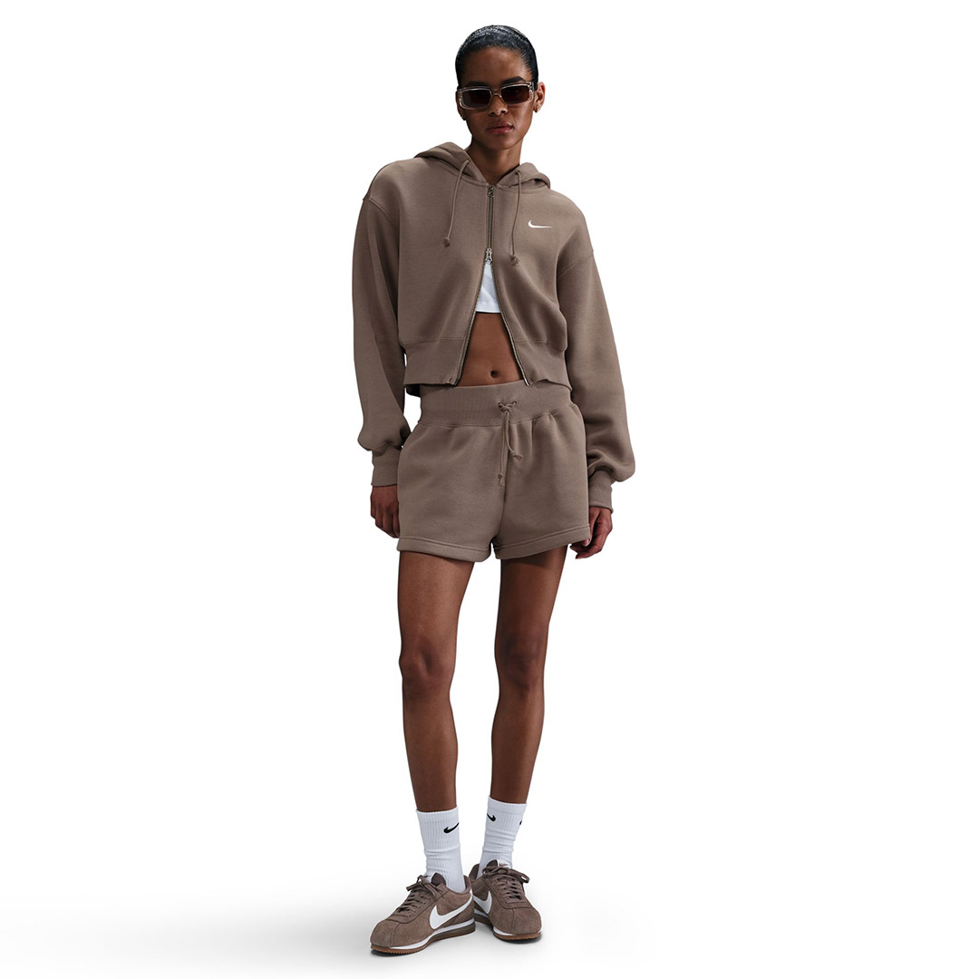 NIKE W NSW PHNX FLC HR SHORT FD1409-233 Beige