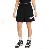 NIKE W NSW ESSNTL WVN HR SHORT HBR DM6739-010 Μαύρο Εικόνα 