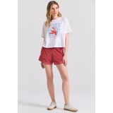 FUNKY BUDDHA FBL011-117-03-EARTH RED Μπορντό Εικόνα 2