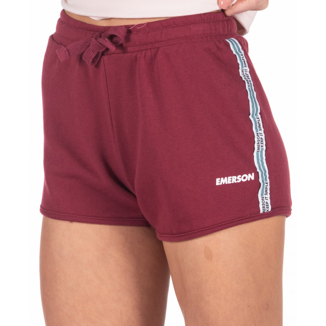 EMERSON ATHLETIC SWEAT SHORTS 191.EW26.42-RASPBERRY Μπορντό