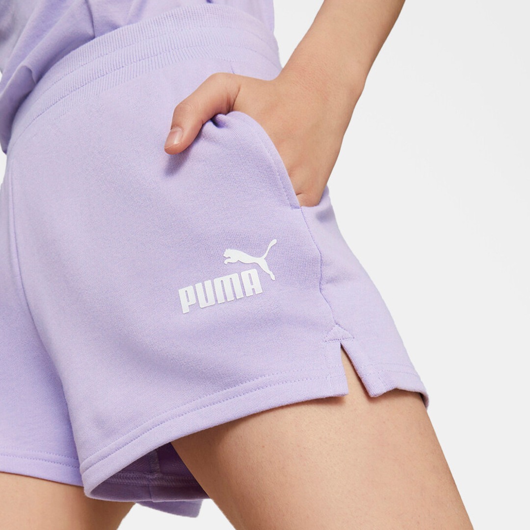 PUMA ESS 4" SWEAT SHORTS TR (S) 586825-70 Λιλά