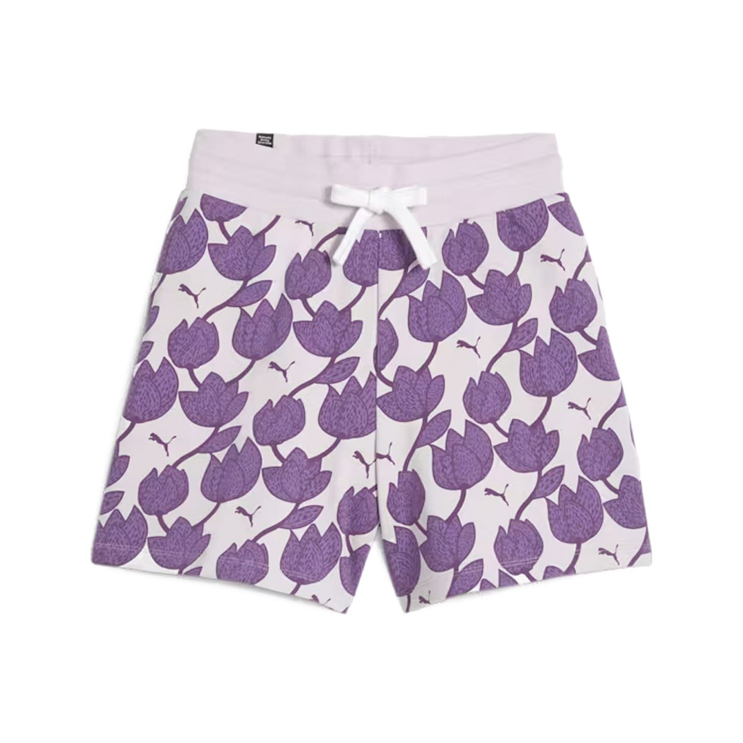 PUMA ESS+ BLOSSOM 5" AOP SHORTS TR 679352-60 Λιλά