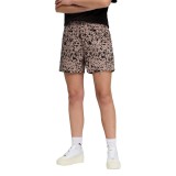 PUMA ESS GRAPHIC ANIMAL HIGH-RISE AOP WOVEN SHORTS 4 691823-88 Καφέ Εικόνα 