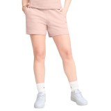 PUMA ESS SMALL NO. 1 LOGO 5 HIGH-WAIST SHORTS TR 682441-26 Ροζ Εικόνα 