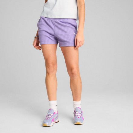 PUMA WARDROBE ESS SHORTS 3 POINTELLE 629764-29 Μωβ