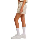 KARL KANI SIGNATURE MESH MINI SHORTS KW252-015-1-BEIGE Μπέζ Εικόνα 2