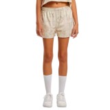 KARL KANI SIGNATURE MESH MINI SHORTS KW252-015-1-BEIGE Μπέζ Εικόνα 3