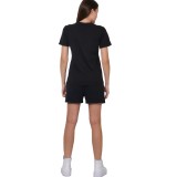 BODY ACTION WOMEN'S ESSENTIALS JERSEY SHORTS 031616-01-01 Black Image 0