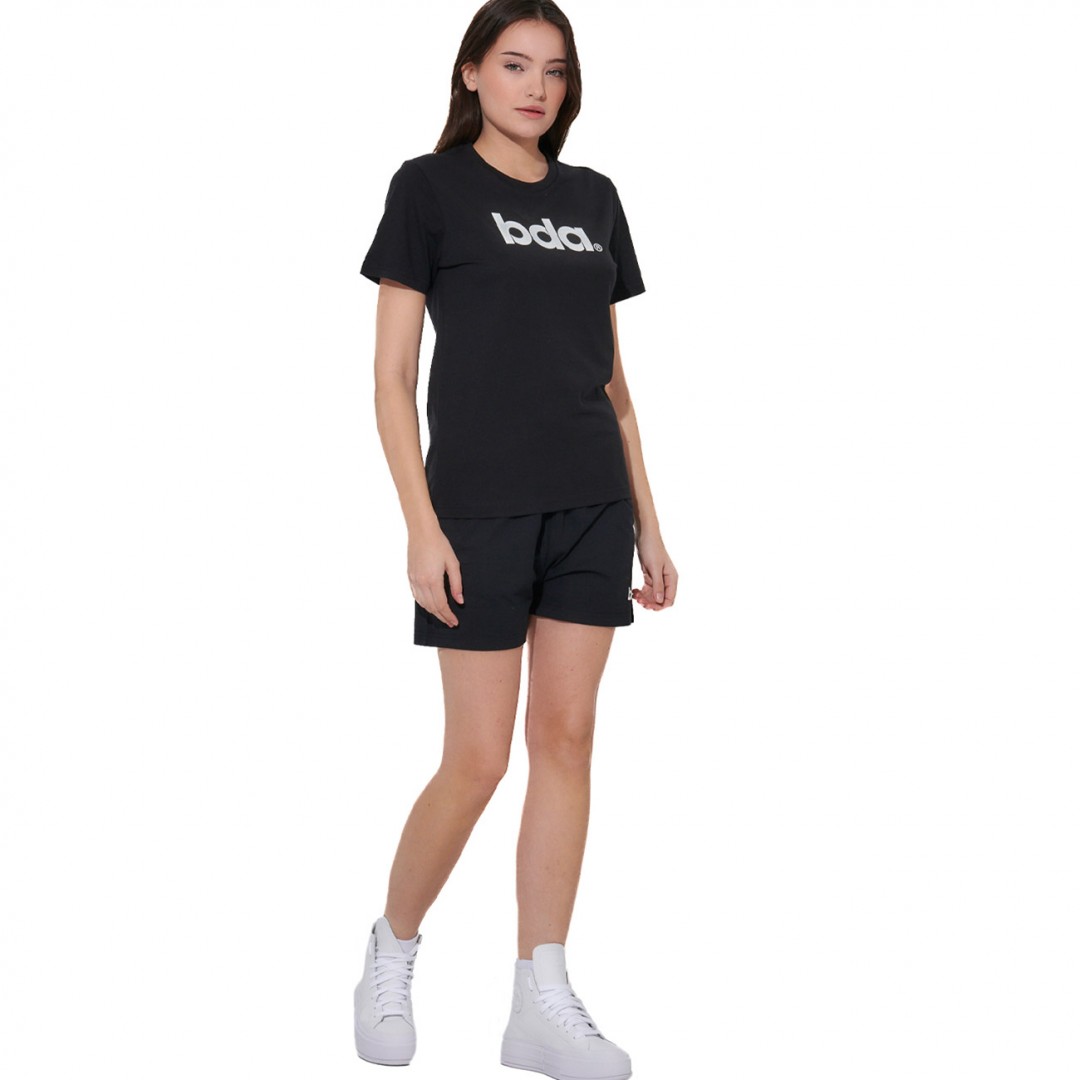 BODY ACTION WOMEN'S ESSENTIALS JERSEY SHORTS 031616-01-01 Black