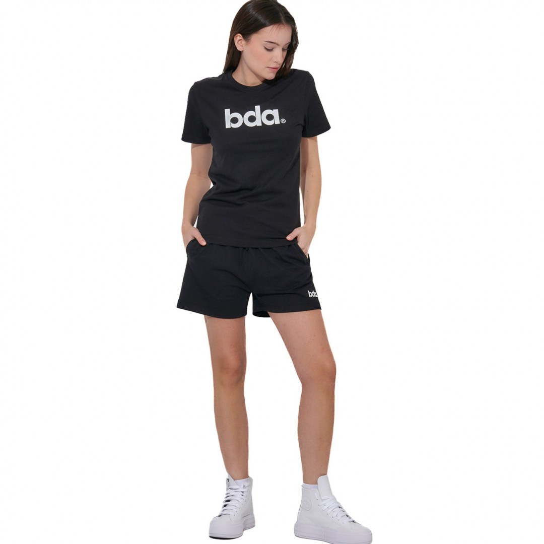 BODY ACTION WOMEN'S ESSENTIALS JERSEY SHORTS 031616-01-01 Black