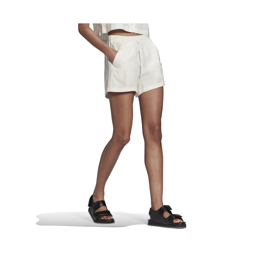 adidas Originals LINEN SHORTS HC1944 Γκρί