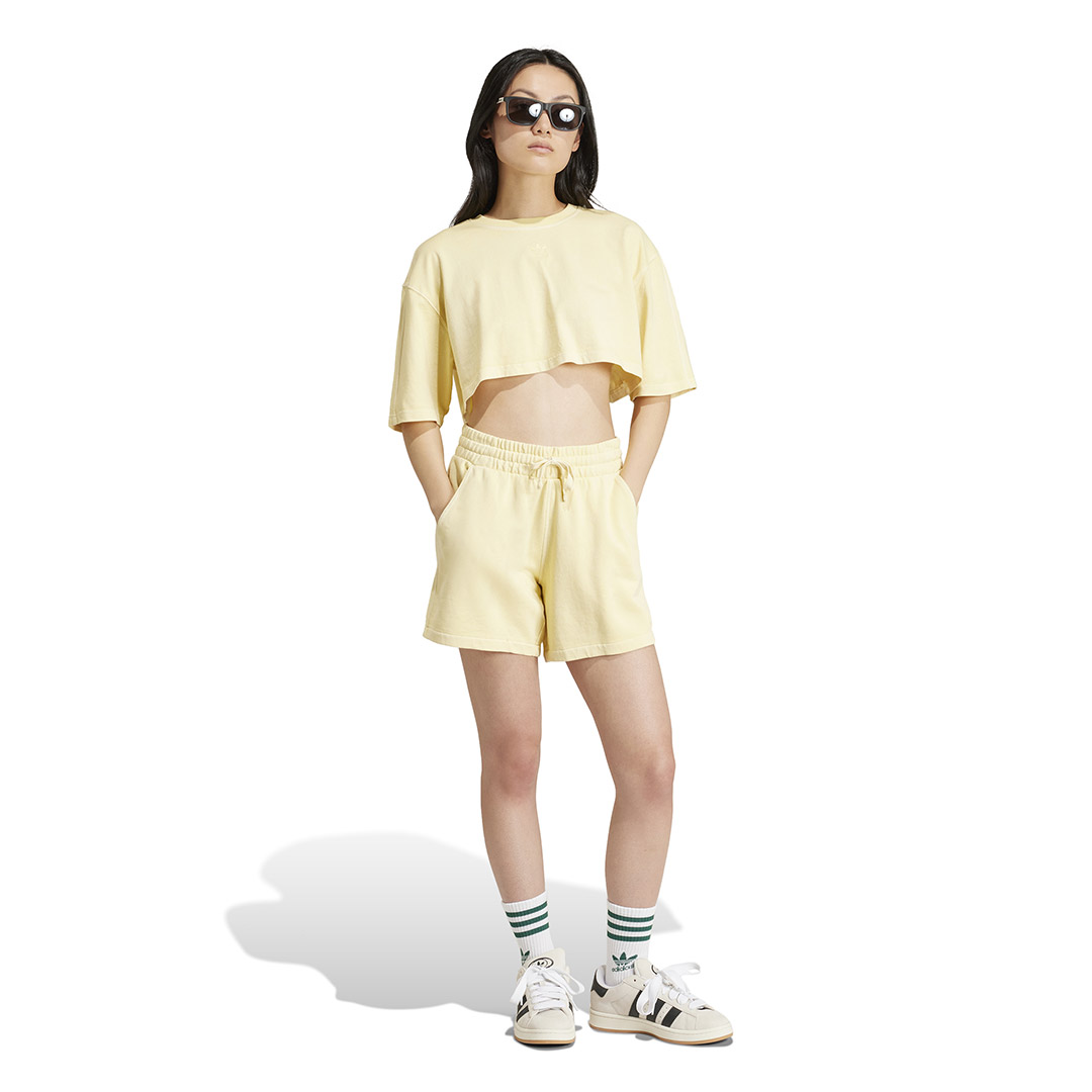 adidas Originals ESS+ SHORTS IT4286 Κίτρινο