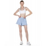 GSA ORGANIC COTTON 3/4 SHORTS (F. TERRY) 1721009002-LIGHT BLUE Μπλε Εικόνα 3