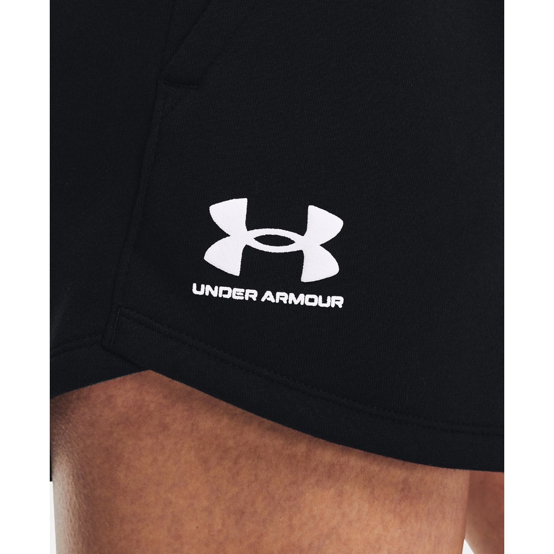 UNDER ARMOUR RIVAL FLEECE SHORT 1369858-001 Μαύρο