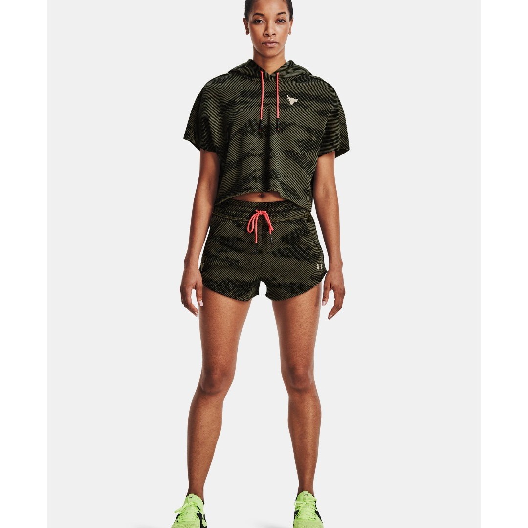 UNDER ARMOUR PROJECT ROCK PRINT SHORT 1371374-310 Χακί