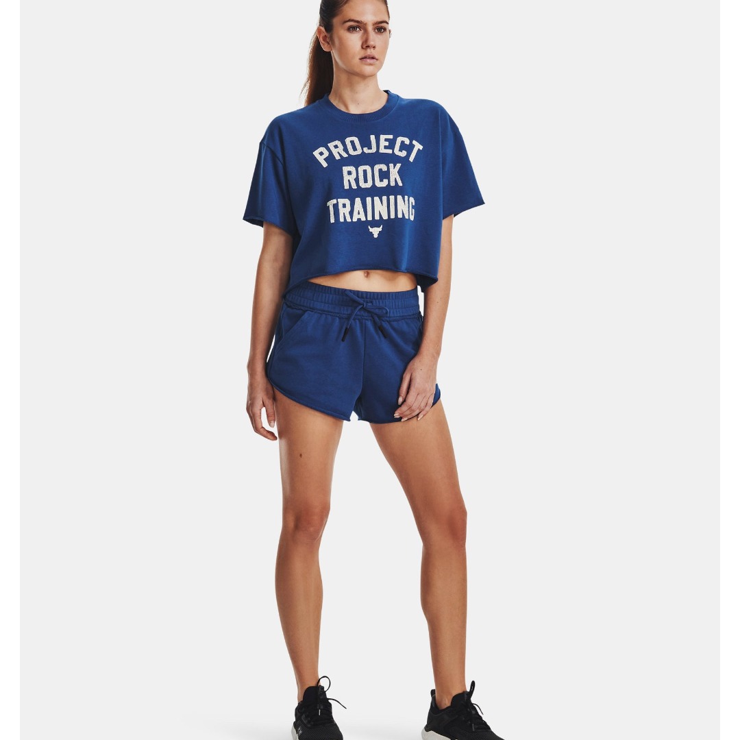 UNDER ARMOUR PJT RCK TERRY SHORT 1377448-471 Μπλε