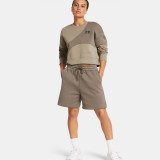 UNDER ARMOUR ESSL FLC RELAX BF SHORT 1382724-200 Μπέζ Εικόνα 1
