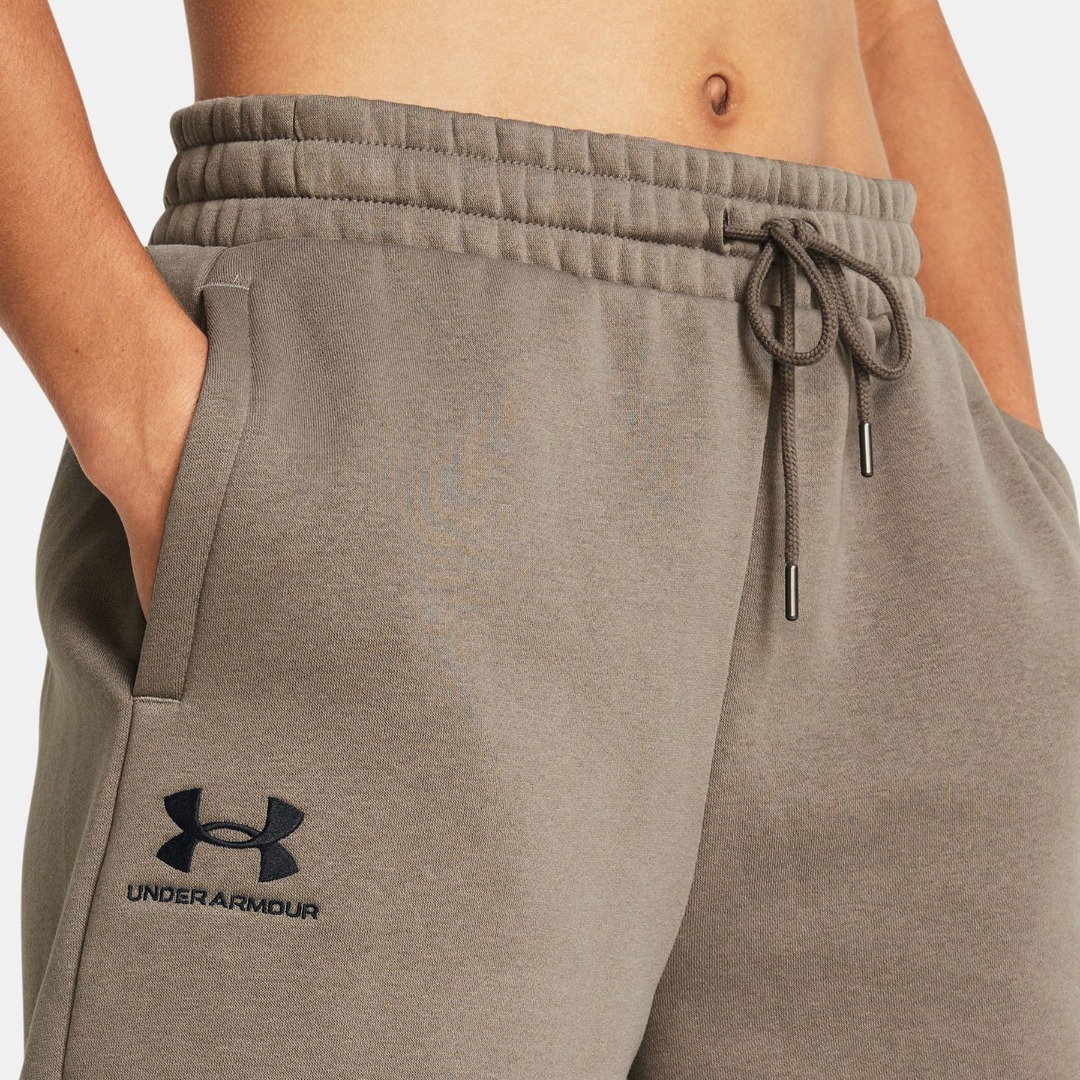 UNDER ARMOUR ESSL FLC RELAX BF SHORT 1382724-200 Μπέζ