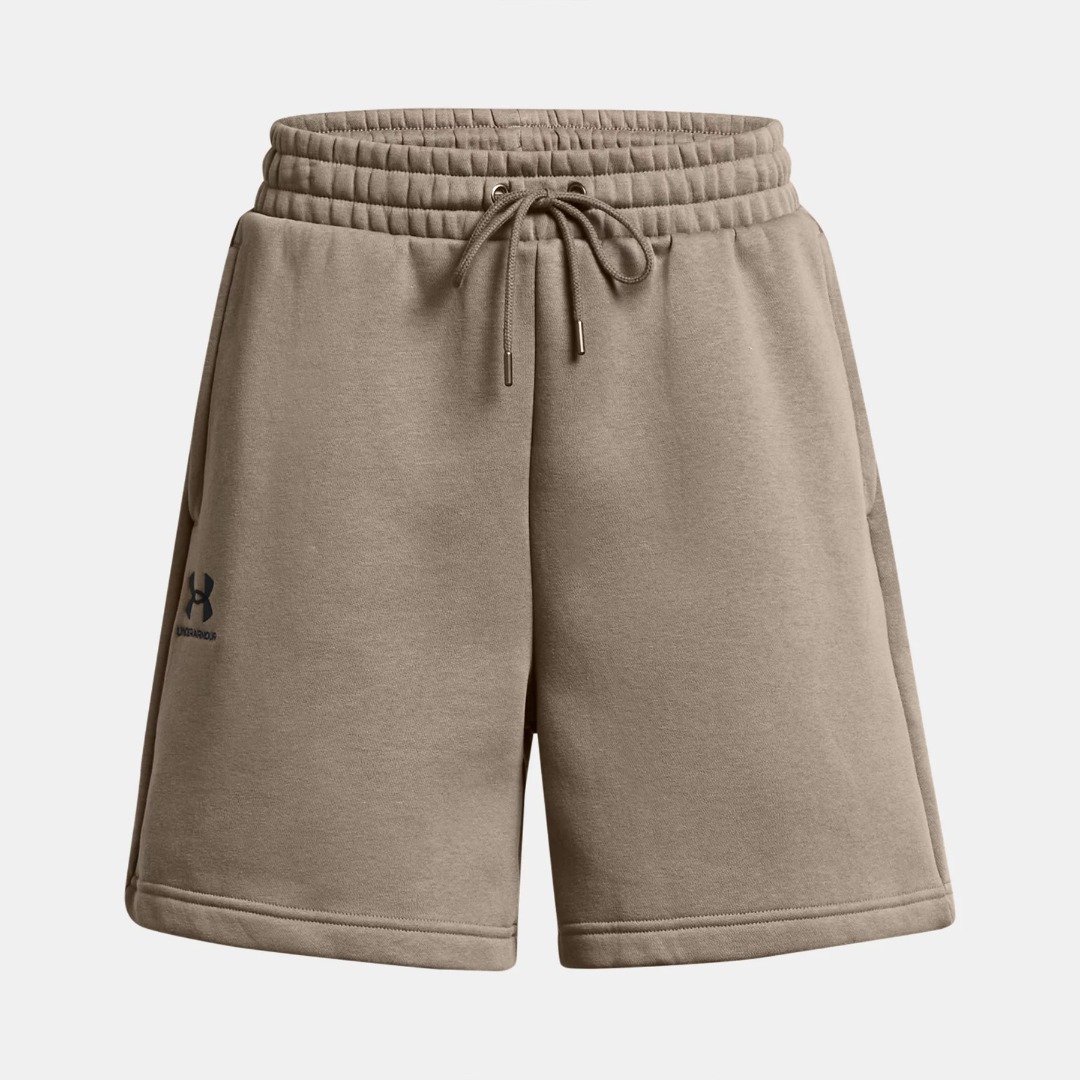 UNDER ARMOUR ESSL FLC RELAX BF SHORT 1382724-200 Μπέζ