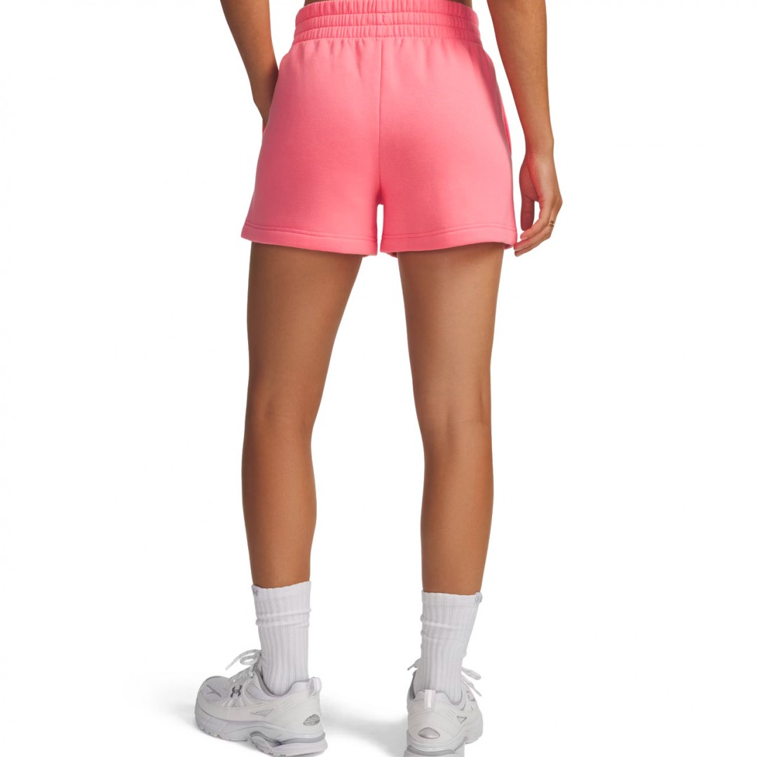 UNDER ARMOUR RIVAL FLEECE SHORT 1382723-600 Fuchsia