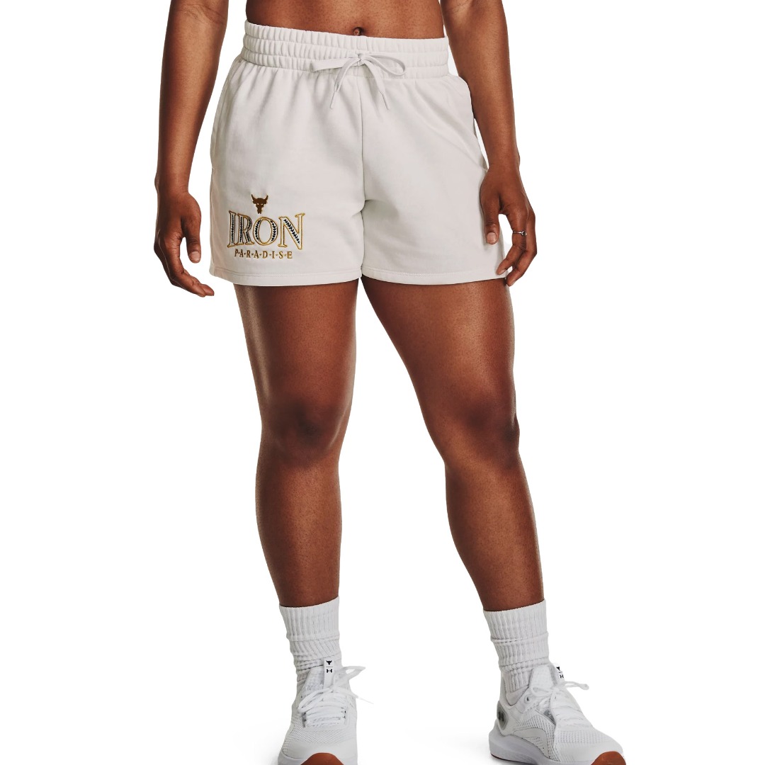 UNDER ARMOUR PJT ROCK EVERYDAY TERRY SHORT 1380189-114 Λευκό