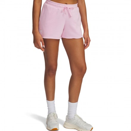 UNDER ARMOUR RIVAL TERRY SHORT 1389657-647 Ροζ
