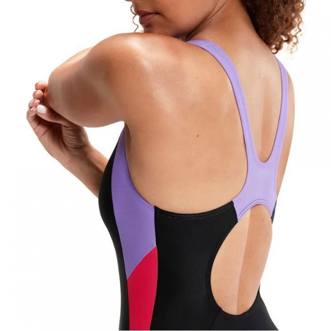 SPEEDO COLOURBLOCK SPLICE MUSCLEBACK 13475-15476W Black