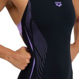 ARENA WOMEN'S SWIMSUIT SWIM PRO BACK GRAPHIC 005565-590 Μαύρο Εικόνα 1
