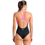 ARENA WOMENS ARENA FOGGY DOTS SWIMSUIT SWIM 007986-590 Black Image 0