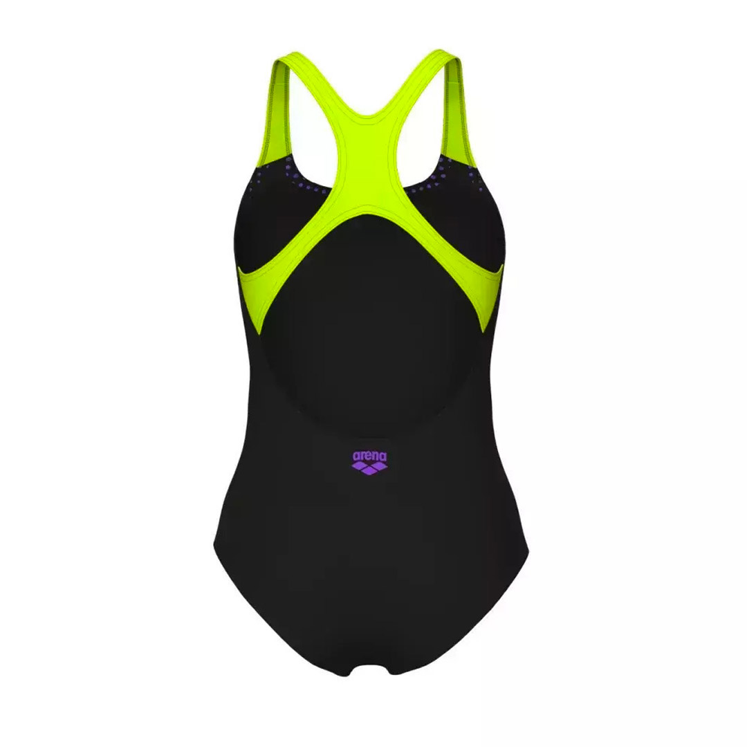 ARENA WOMENS ARENA FOGGY DOTS SWIMSUIT SWIM 007986-560 Black
