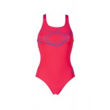 ARENA W ESSENTIALS SWIM PRO BACK ONE PIECE 002253-957 Fuchsia Image 