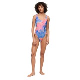 SUPERDRY D3 SDCD PRINT SCOOP BACK SWIMSUIT W3010408A-2CF Πολύχρωμο Εικόνα 1