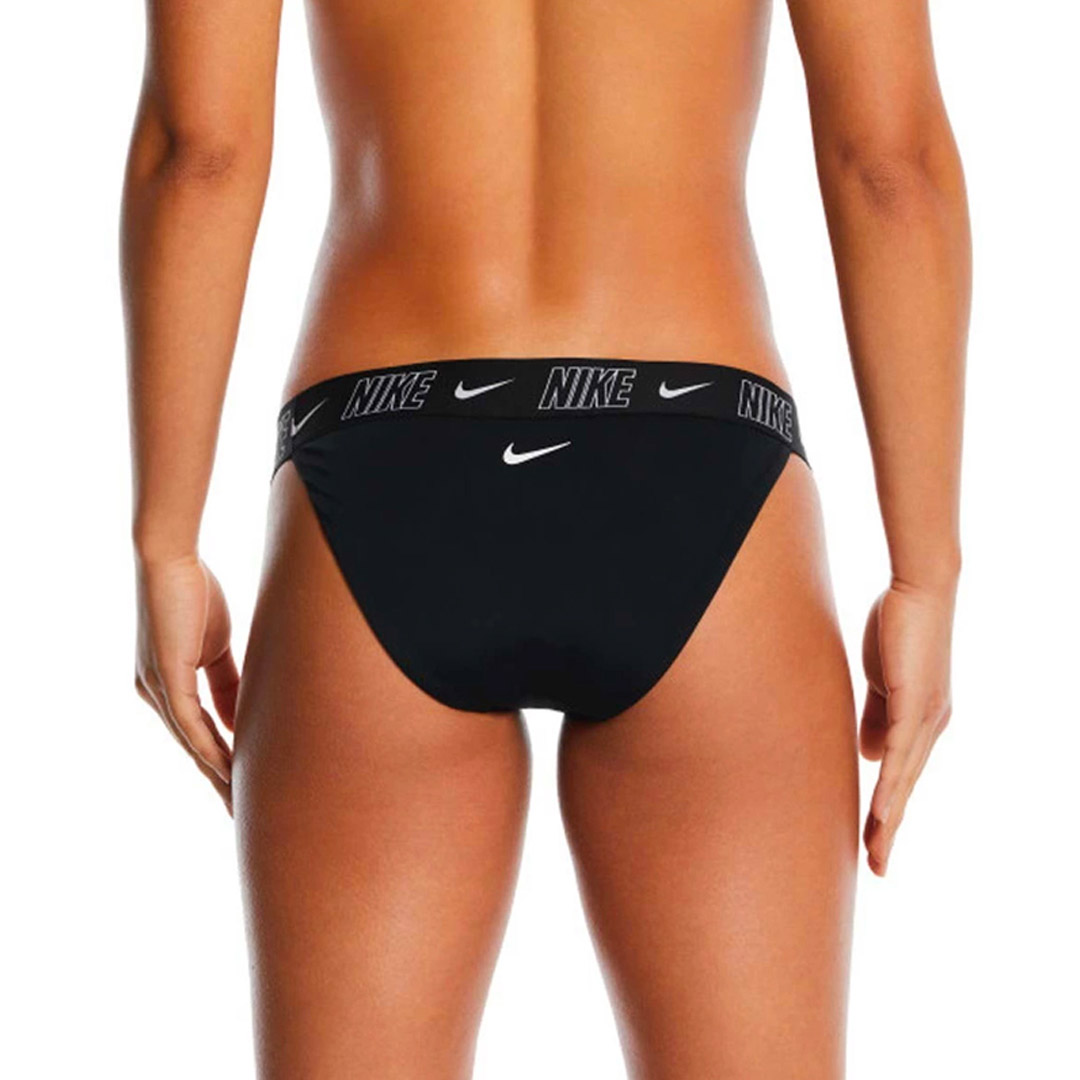NIKE LOGO TAPE BANDED BOTTOM NESSE191-001 Μαύρο