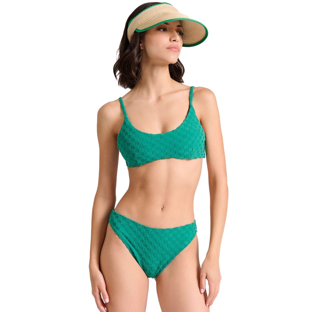 FUNKY BUDDHA ΒΙΚΙΝΙ TOP FBL009-101-16T-EVERGREEN Πράσινο