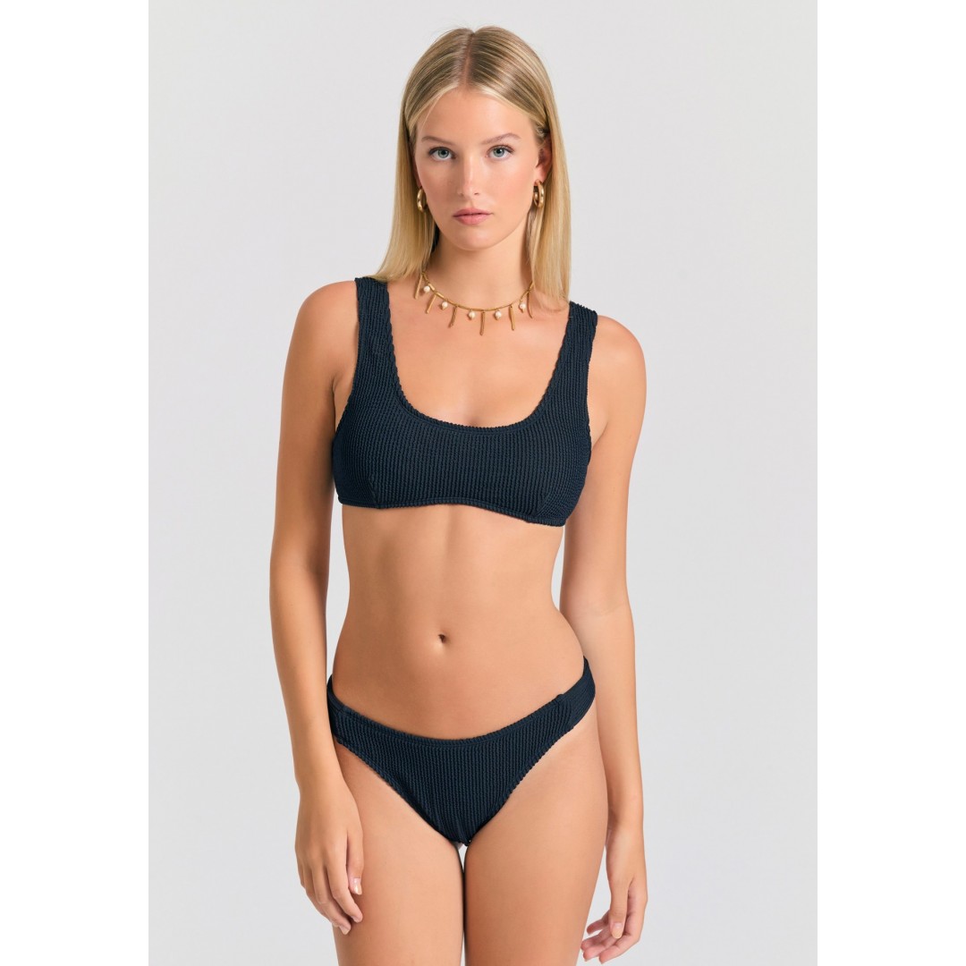 FUNKY BUDDHA TOP FBL011-104-16T-BLACK Μαύρο