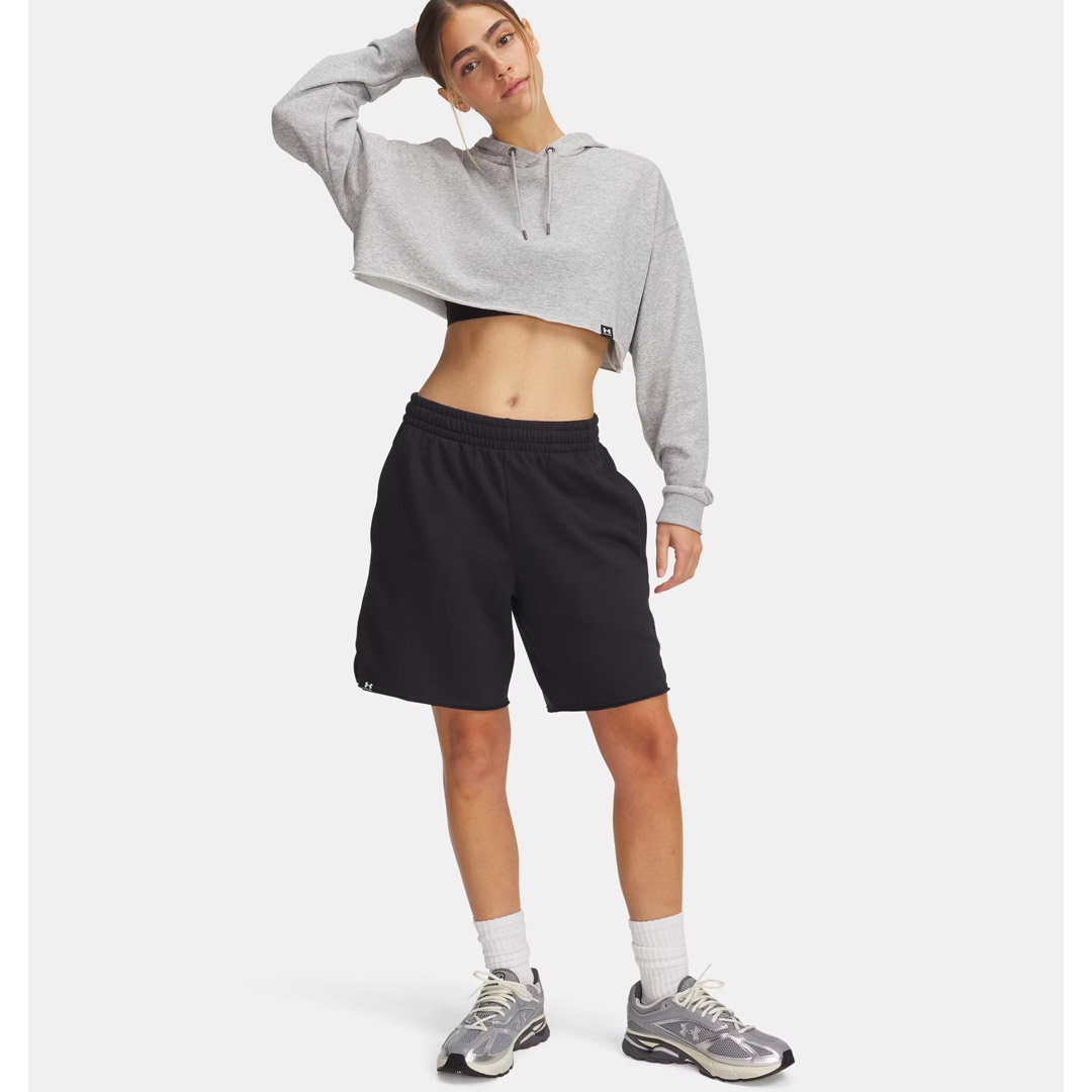 UNDER ARMOUR ICON TERRY LONG SHORT 1389632-001 Black