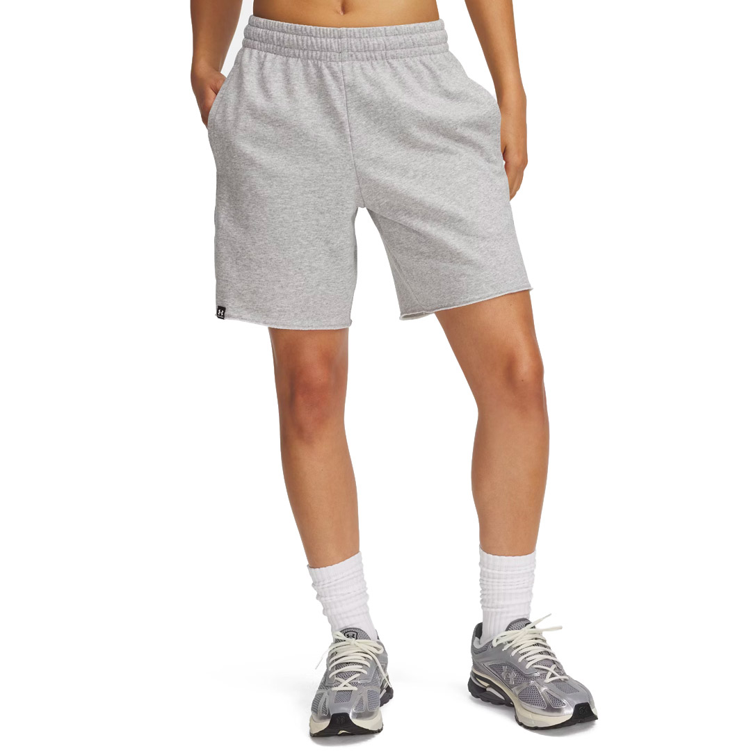 UNDER ARMOUR ICON TERRY LONG SHORT 1389632-012 Γκρί