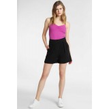 FUNKY BUDDHA HIGH RISE SHORTS FBL110-03119-BLACK Black Image 2