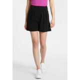 FUNKY BUDDHA HIGH RISE SHORTS FBL110-03119-BLACK Black Image 