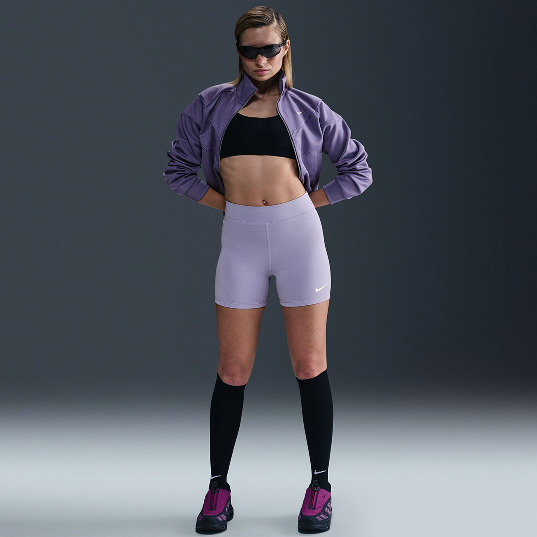 NIKE W NSW NK CLSC HR 5IN SHORT LBR HJ1019-533 Lilac